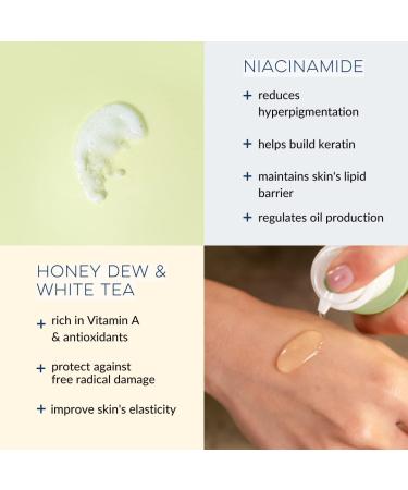 Clean Skin Club Acne Face Wash with 5% Niacinamide + Honeydew + White Tea | Cruelty-Free, Vegan & Fragrance-Free | Safe for Dry, Sensitive & All Skin Types - Buy Online on GoSupps.com