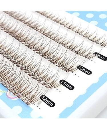 Shop Handmade 3D Layer Effect Artificial Eyelashes - Individual A-shaped 8/9/12/19mm Brown-Fish | International Shipping - Buy Online on GoSupps.com