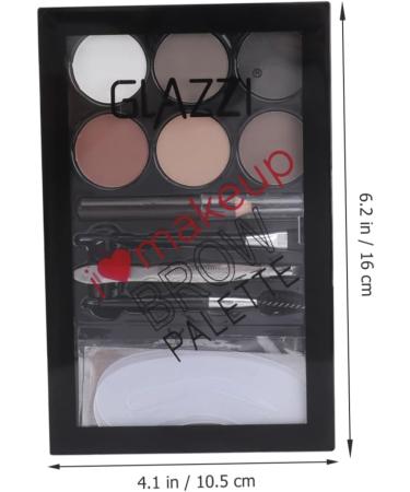 Didiseaon 2 Sets Eyebrow Powder Set Eyebrow Brush Eye Brow Shaping Kit Eyebrow Powder Cosmetic Miss Six Colors - Buy Online on GoSupps.com