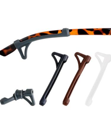 Lurrose Silicone Temple Tips - 4 Pairs Glasses Tube Holders & Ear Pads | Anti-Slip Glasses Band Holder for Comfort & Stability - Buy Online on GoSupps.com