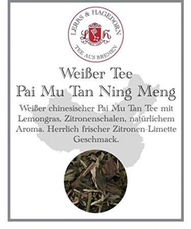 Lerbs & Hagedorn Lerbs & Hagedorn Pai Mu Tan Ning Meng White Tea 1 kg | Lime Flavour 1 kg (approx. 81 litres) Lemongrass Lemon Peel