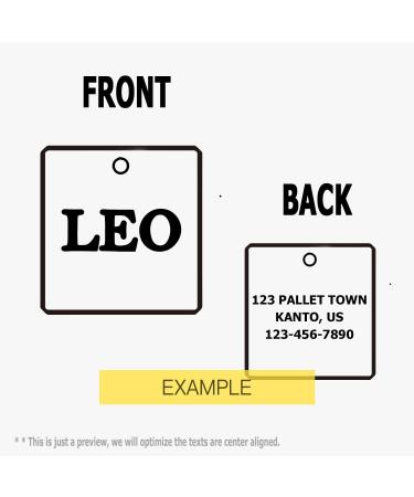 316 Surgical Grade Stainless Steel Cat Dog ID Tag for Sports Outdoor Collar Name Accessories Pet Nameplate Personalized Fun Shapes Heart Rose Gold Silver - Buy Online on GoSupps.com