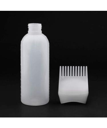 RIYAN Hair Dye Bottle Plastic Bottle Applicator Dispensing Salon Hair Coloring Dyeing Hairdressing Dye Tool White 120Ml - Buy Online on GoSupps.com