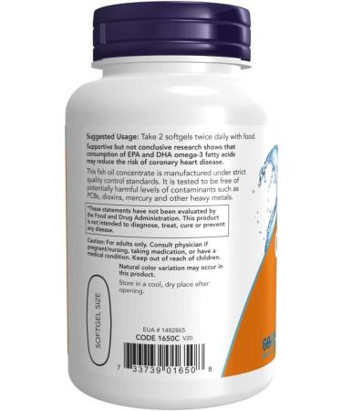 Now Omega-3 2000mg 100 Count (Pack of 2) - Buy Online on GoSupps.com