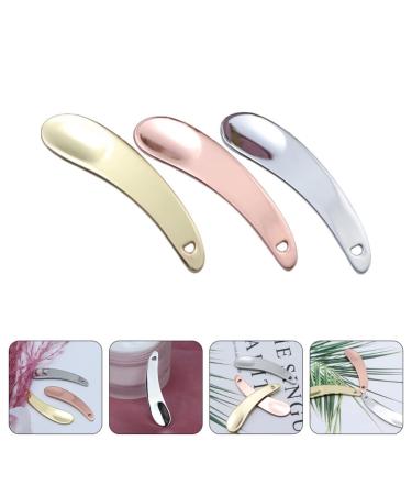 Beaupretty Mixing Spoon Set - 3 Metal Makeup Spatula Applicators for Eye Cream & Facial Care | Mini Beauty Scoop for Home & Salon - Buy Online on GoSupps.com