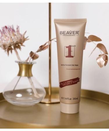 Beaver 1 Minute Hair Mask for Permed & Dyed Hair 210ml - Deep Conditioning Treatment - Buy Online on GoSupps.com