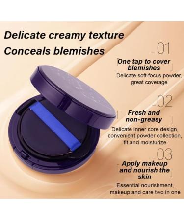 Mciluyaiio Evanesce Soft Matte Cream Concealer full coverage waterproof foundation moisturizing long lasting concealer light hydrating product for every skin natural natural - Buy Online on GoSupps.com