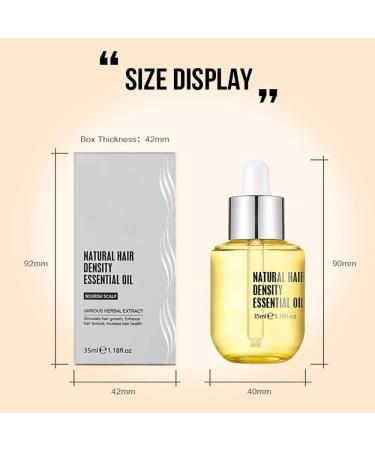 Hair Growth Essence Oil Natural Hair Density Essential Oil Hair Growth Essence Oil. - Buy Online on GoSupps.com