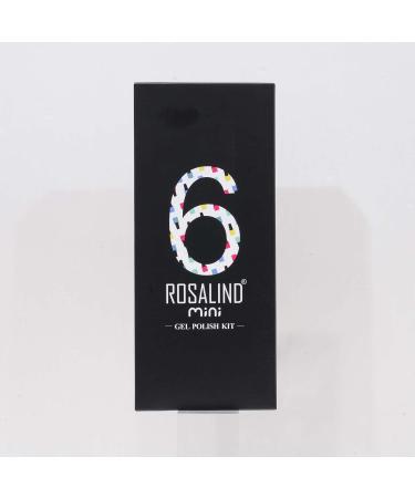 ROASLIND Gel Nail Polish Set 6 Colours 7ml Black Grey Glitter Pink Gel Polish Kit UV LED Soak Off Vanish DIY Manicure Nail Art Gift set4 - Buy Online on GoSupps.com