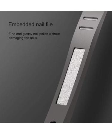 Nail Clipper Set Fingernail & Toe Nail Slanted Edge Nail Cutting Clippers Nail Clippers with Ergonomic Lever Stainless Steel Portable Nail Cutter Set with Nail File - Buy Online on GoSupps.com