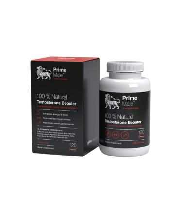Prime Male Natural Testosterone Booster 120 Capsules