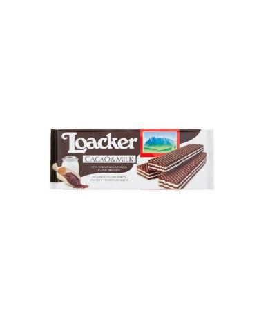 Loacker Loacker Cocoa and Milk Waffles 175 g Pack of 12
