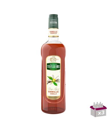 TEISSEIRE Set of 3 Vanilla Syrup 70 cl