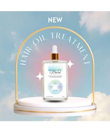 Shop NEW Halo Hair Oil | 100% Natural Ingredients | Personalized Castor Coconut Rosemary Jojoba & More | International Shipping - Buy Online on GoSupps.com