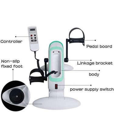 Fitness Motorized Electric Exercise Bike/Pedal Exerciser Electric Pedal Exerciser Mini Arm and Leg Pedal Exerciser Great for Seniors - Buy Online on GoSupps.com