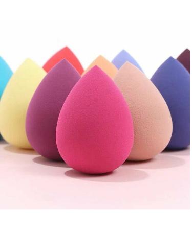 Mr. Gadget's Solutions Oval Shape Or Tear Drop Make Up Beauty Blender Sponge Foundation Applicator Flawless Buffer - 5 Pieces.