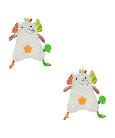 Ibasenice 2st Sleeping comfort towel Tag- for cuddly toys for elephant cuddly toy ceiling animal pacifier cloth love for soothing blanket baby rabbit filling material: pp cotton