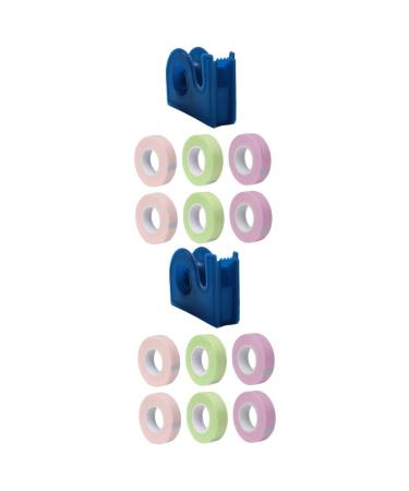 Mipcase 14 Pcs Grafting Eyelash Tape Adhesive Tape Graft Eyelash Bands Tape for Eyelash Extension Under for Eyelash Extensions Medical Tape Fabric Lash Band Fake Eyelashes