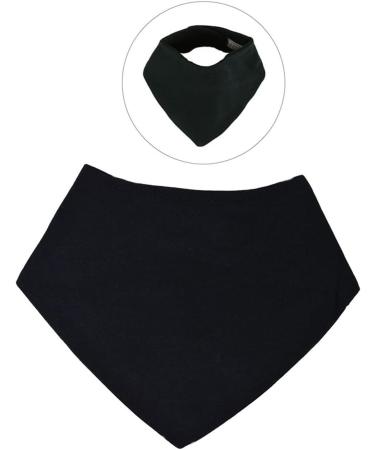 Royal Icon Baby Bandana Bibs - Stylish & Functional 0-6 Months Dribble Bibs - Soft & Absorbent Set of 3 Black Bibs for Newborn Boys & Girls - Buy Online on GoSupps.com