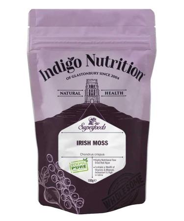 Indigo Herbs Irish Moss 100g | Raw Pure & Wild Harvested Sea Moss | Non GMO - Buy Online on GoSupps.com