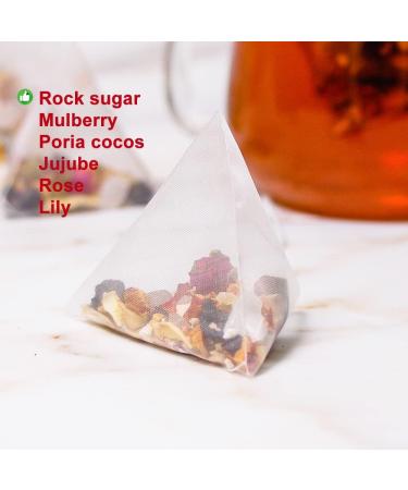 100% Pure Natural Herbal Tea Mulberry Rose Tea Bag 250g/8.81oz (5g*50bags) feuilles d'olivier poireaux lys sans caf ine sans additifs sans OGM - Buy Online on GoSupps.com