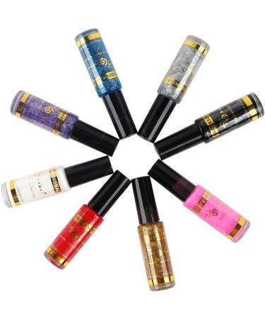 1Bottle Nail Gel Polish Brush Pen Nude Glitter UV LED Soak Off Gel Varnish Semi Permanent Paint Line Salon Lacquer Decoration R4 - (Color: 13) - Buy Online on GoSupps.com