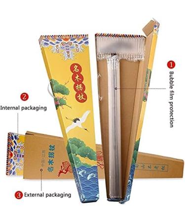 Solid WoodeWalking Cane Wood Canes Foldable Cane Crutch Solid Wooden Non- Slip Walking Stick Mouth Wood Hiking Stick for Elderly Seniors Run forward - Buy Online on GoSupps.com