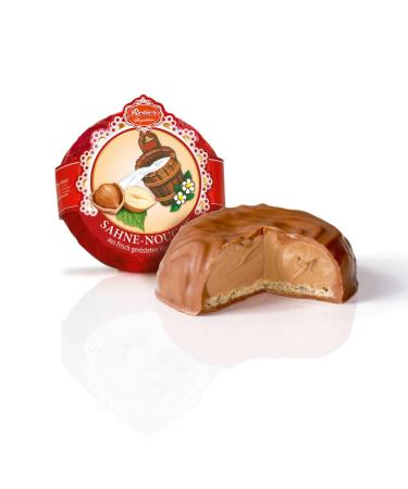 Reber Cream Nougat Chocolate P t - Hazelnut Delights in Alpine Milk Chocolate | 342g (9 Pieces) - Perfect for Gifting or Treating Yourself! - Buy Online on GoSupps.com