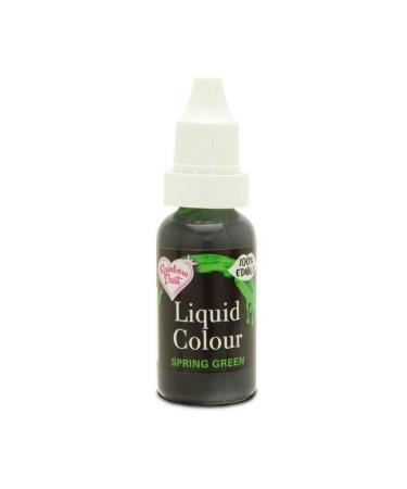 Rainbow Dust Liquid Colour Spring Green 16ml - Liquid Air Brush Colour and Food Colouring