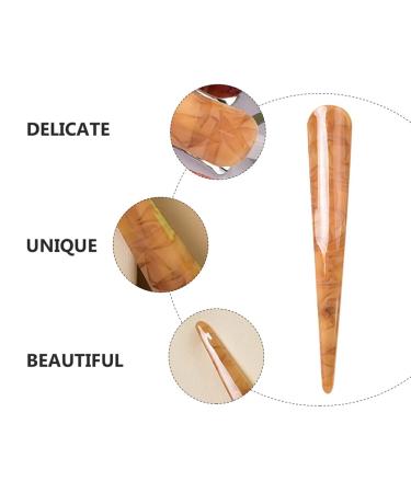 Lurrose Gold Acrylic Duck Beak Hair Clips - Long Side Insertion Salon Style - Buy Online on GoSupps.com