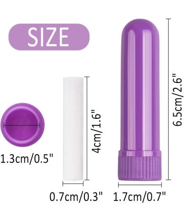 30 Pack Essential Oil Inhalator Tubes - Refillable Aromatherapy Sticks in 10 Colors | Perfect for Essential Oils & Aromatherapy - Buy Online on GoSupps.com