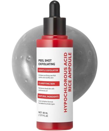 S rum exfoliant l'acide hypochloreux et l'extrait de riz 80 ml - Exfoliation douce convient tous les types de peau purifie la peau limine les cellules mortes et am liore le grain de peau. - Buy Online on GoSupps.com