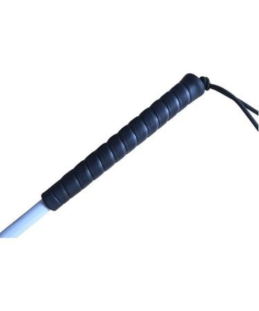 Aluminum Mobility Folding White Cane for Vision Impaired and Blind People (folds down 6 sections) (150cm (59.1 inch) Black Handle) 150cm (59.1 inch) Black Handle - Buy Online on GoSupps.com