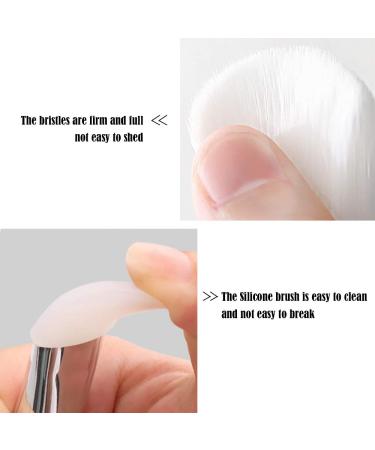Buy Face Mask Brush Set - 2 Packs Silicone Soft Double Head Design for Mask Sludge Lotion & Primer | International Shipping - Buy Online on GoSupps.com