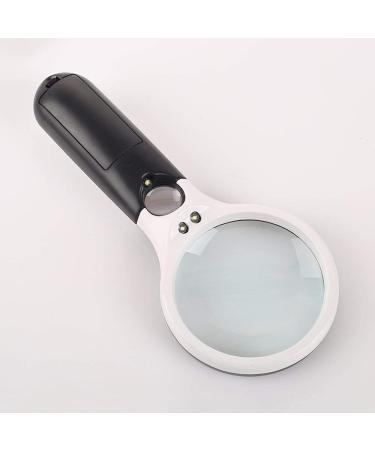 HD Handheld Magnifying Glass 20 Times 10 Times Illuminated High Magnification Made in China - Buy Online on GoSupps.com