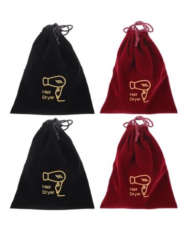 Operitacx 4pcs Storage Bag Hair Tools Travel Bag Drawstring Hair Dryer Bag Hair Dryer Receive Bag Dedicated