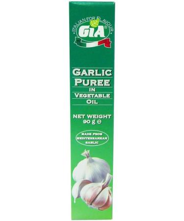 Gia Garlic Puree in Vegetable Oil 90g x 2 - Premium Quality for Flavorful Cooking - Buy Online on GoSupps.com