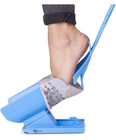 Universal Sock Puller & Sock Aid - Long Shoe Horn for Pregnancy & Back Pain Relief - Perfect Gift - Buy Online on GoSupps.com