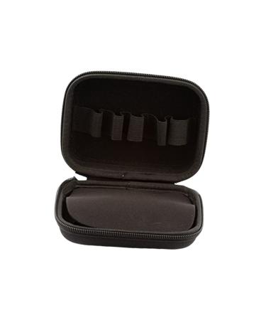 PLAFOPE Carrying Bag 10ml Storage Box Black Portable Bag Travel Organizer Zipper