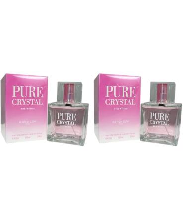 Karen Low Pure Crystal Eau de Parfum Spray for Women 3.4 Ounce (Pack of 2) 3.40 Fl Oz (Pack of 2)