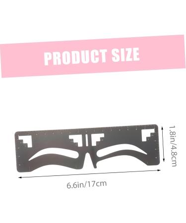 MAGICLULU 6 Pcs Eyebrow Ruler Eyebrow Shaping Template T Tool Fake Brow Template Eyebrow Shape Artifact - Buy Online on GoSupps.com