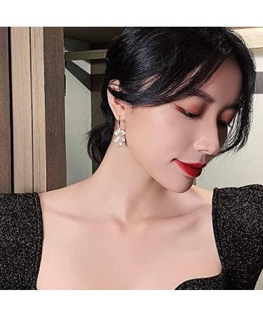 Earrings for Women Ladies Earrings Ladies Fashion Elegant Earrings Opal Long Pendant Earrings Christmas Party Banquet Earrings Jewelry Fashion Earrings Earrings for Women - Buy Online on GoSupps.com