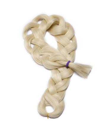 Tess 41 Braids Extensions | Jumbo Synthetic Crochet Braids Hair 5pcs 165g Bundle | Light Blonde #613 100cm - Buy Online on GoSupps.com