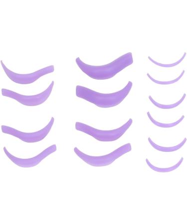 Eyelash Perm Pads Portable Silicone Soft 7 Pairs 7 Sizes Eyelash Lift Shields for Beauty Salons (Purple) - Buy Online on GoSupps.com