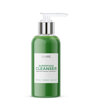Teami Facial Cleanser with Salicylic Acid  Aloe  Matcha & Sea Kelp - Gentle Organic Acne Face Wash for Makeup Removal - Our Best Hydrating Facial Skin Care Products for Women of All Skin Types