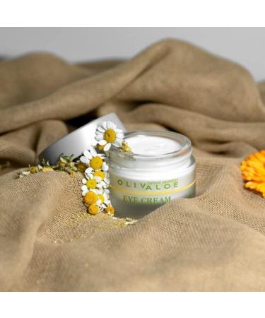 Olivaloe Eye Cream with Organic Olive Oil & Aloe Vera | Hydrating Anti-Aging Formula - Buy Online on GoSupps.com