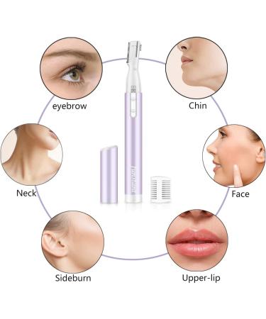 Buy Eyebrow Trimmer Precision Facial Hair Trimmer for Women | Painless Battery Operated & No-Pull Design for Face Chin & Neck - Buy Online on GoSupps.com