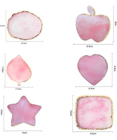  CHUYIX 1 Resin Nail Polish Palette - Color Mixing Plate - Nail Art Gel Polish - Nail Paint Mixing Palette - Gold Rimmed Display Stand - Mixing Palette for - Buy Online on GoSupps.com