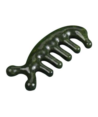 Frcolor 5-Pack Jade Massage Combs - Reliable 3D Massage Tools for Relaxation | Premium Jade Craft - Buy Online on GoSupps.com
