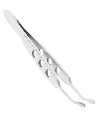 PLAFOPE Meibomian Gland Massage Forceps Pointy Tweezers Lash Extension Tools Stainless Steel Tweezers Plastic Surgery Forceps Eye Tweezers Eyelid Massage Tweezers for Women Eyelid Tweezers